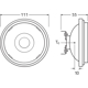 LED AR111 DIM S 7.4W 930 G53