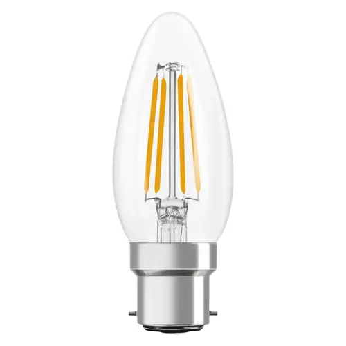 LED CLASSIC B P 3.4W 827 Clear B22d