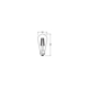 LED CLASSIC EDISON ENERGY EFFICIENCY A S 3.8W 830 Clear E27