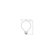 LED CLASSIC GLOBE ENERGY EFFICIENCY A S 7.2W 827 Frosted E27