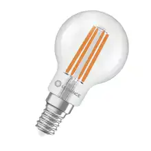 LED CLASSIC P ENERGY EFFICIENCY A S 3.8W 827 Clear E14