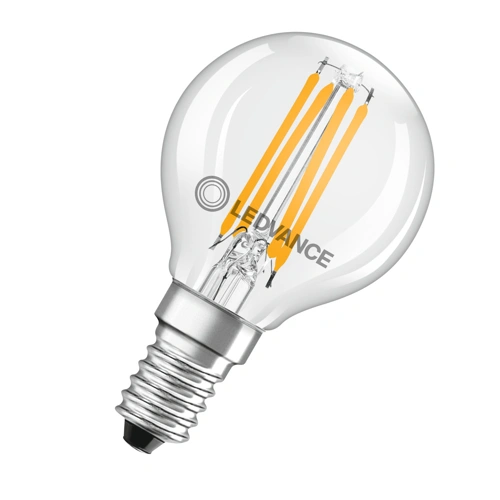 LED CLASSIC P V 4W 827 Clear E14