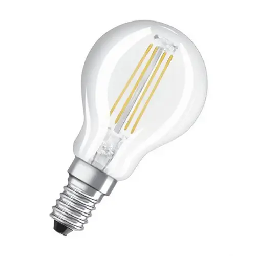 LED CLASSIC P V 4W 827 Clear E14