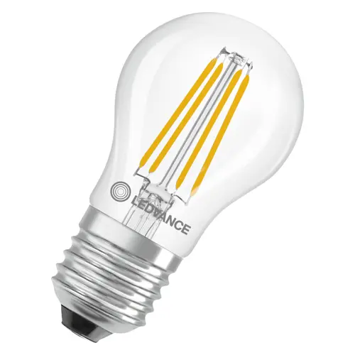 LED CLASSIC P V 4W 830 Clear E27
