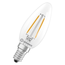 LED CLB25 2.5W 830 FILCL E14 V     LEDV