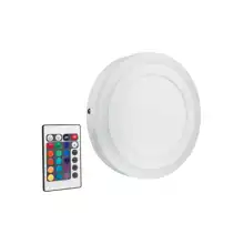 LED Color and White Round 200mm 18W + RC