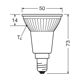 LED PAR16 DIM P 3.7W 927 E14
