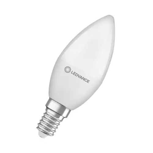 LED PCR LAMPS WITH CLASSIC B 4.9W 827 Frosted E14