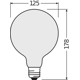 LED Retrofit CLASSIC GLOBE125 17W 840 Frosted E27