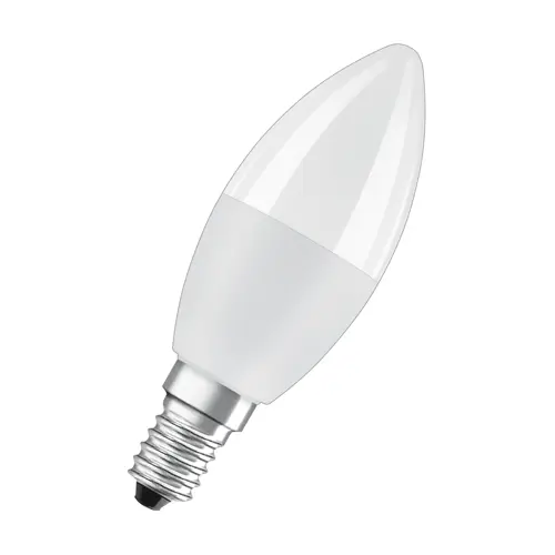 LED Retrofit RGBW lamps with remote control 4.9W 827 Frosted E14
