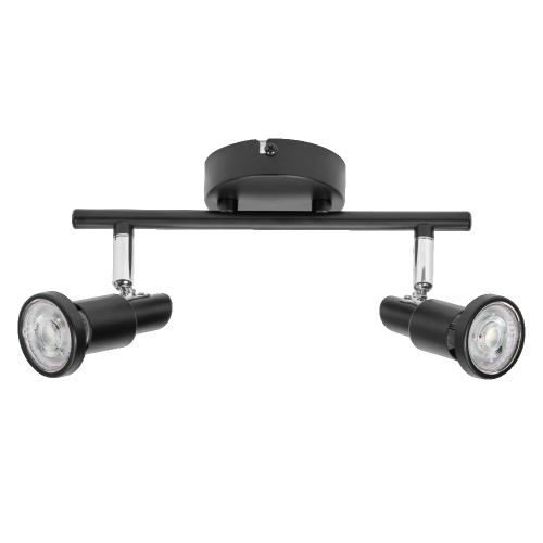 LED SPOT 2X3.4W 927 GU10 BK        LEDV