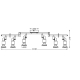 LED SPOT 6X3.4W 927 GU10 BK        LEDV