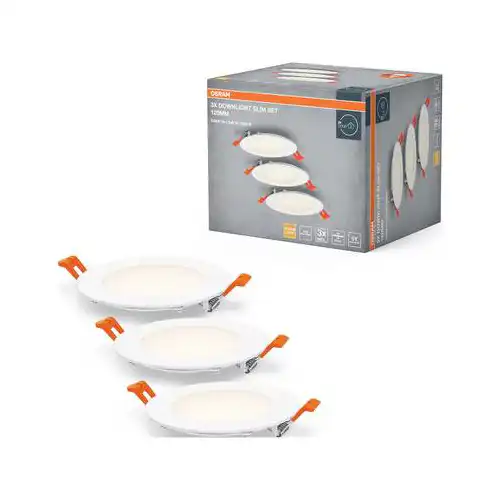 LED SPOT AND DOWNLIGHT RECESS SLIM 3 x 120mm 3000K