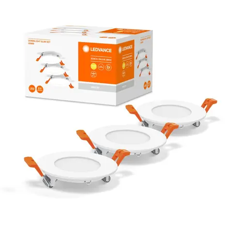 LED SPOT AND DOWNLIGHT RECESS SLIM 3 x 85mm 3000K