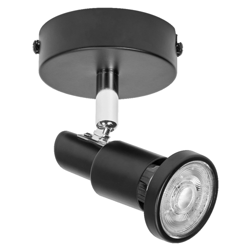 LED Spot Black 1 X 3.4W 927 DIM