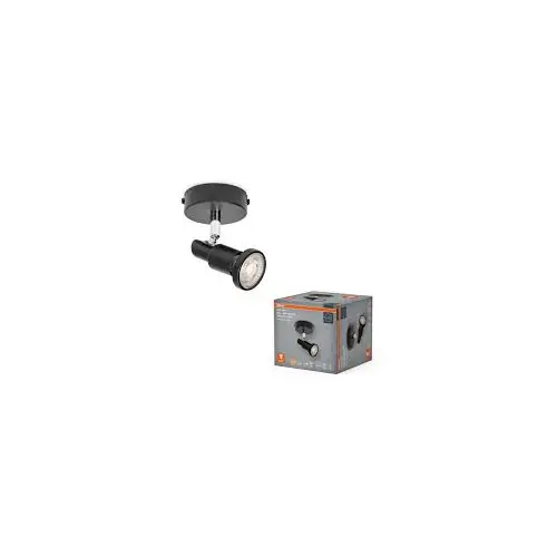 LED Spot Black 1 X 3.4W 927 DIM