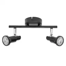 LED Spot Black 2 X 3.4W 927 DIM