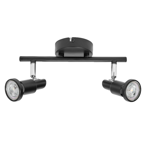 LED Spot Black 2 X 3.4W 927 DIM
