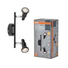 LED Spot Black 2 X 3.4W 927 DIM