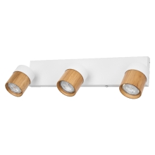LED SPOT HALF WOOD LINE 3XGU10 WT  OSRAM