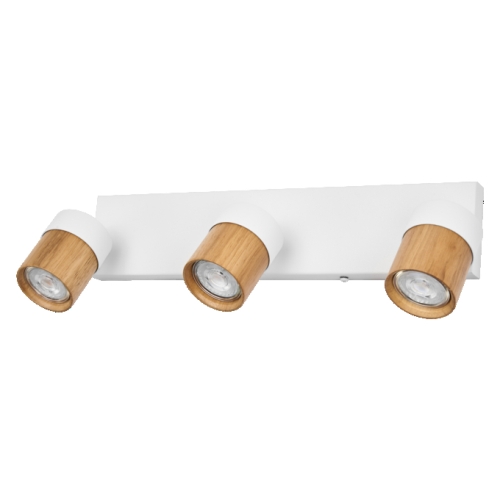 LED SPOT HALF WOOD LINE 3XGU10 WT  OSRAM