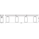 LED SPOT OCTAGON 4X3.4W 927 GU10 WTLEDV