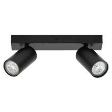LED Spot Octagon Black 2x3.4W 927 DIM