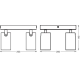 LED SPOT OCTAGON PL 4X3.4W927GU10BKLEDV