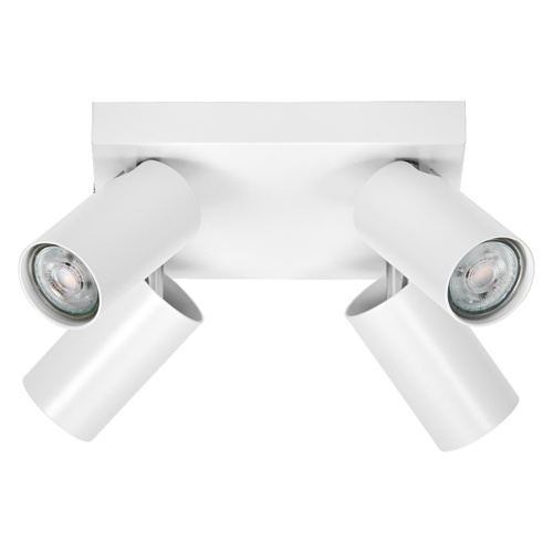 LED Spot Octagon White Plate 4x3.4W 927 DIM