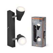 LED SPOT PEAR 260MM2X4.3W827GU10BK OSRAM