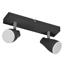 LED Spot Pear Black 2 x 4.3W 2700K GU10