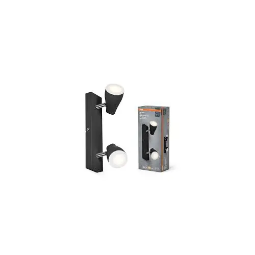 LED Spot Pear Black 2 x 4.3W 2700K GU10