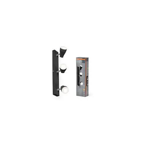 LED Spot Pear Black 3 x 4.3W 2700K GU10