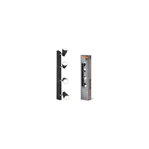 LED Spot Pear Black 4 x 4.3W 2700K GU10