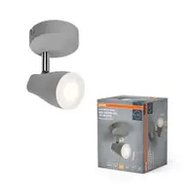 LED Spot Pear Grey 1 x 4.3W 2700K GU10