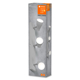 LED Spot Pear Grey 3 x 4.3W 2700K GU10