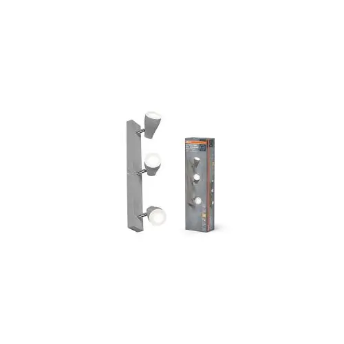 LED Spot Pear Grey 3 x 4.3W 2700K GU10