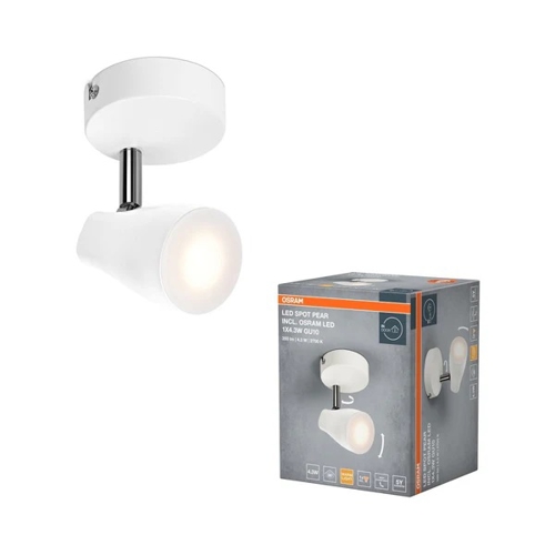 LED Spot Pear White 1 x 4.3W 2700K GU10