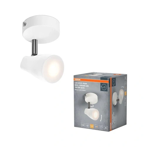 LED Spot Pear White 1 x 4.3W 2700K GU10