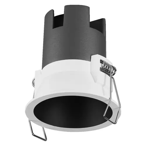 LED Spot Recess Twist Pro 70mm 5W 4000K White Black