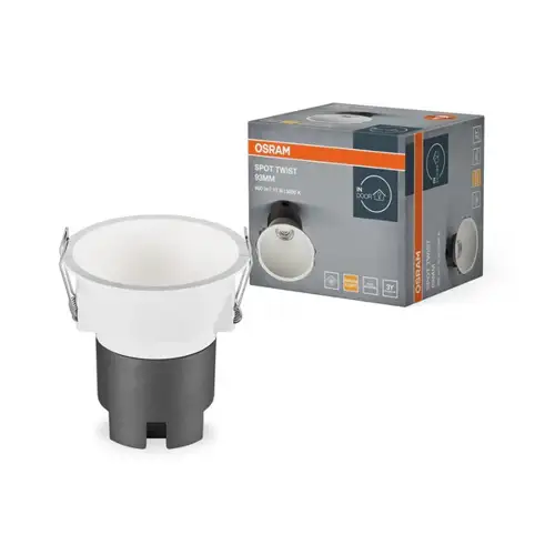 LED Spot Recess Twist Pro 93mm 10W 3000K White White