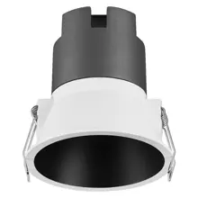 LED Spot Recess Twist Pro 93mm 10W 4000K White Black