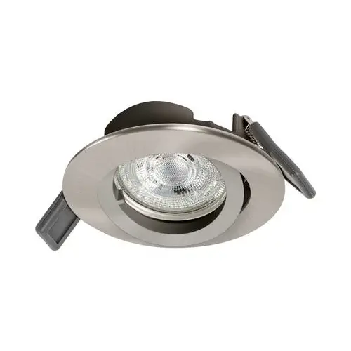LED Spot Recess Twistlock GU10 Incl. Osram LED 4.3W GU10 Brushed Nickel