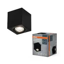 LED Spot Surface GU10 Square GU10 Black