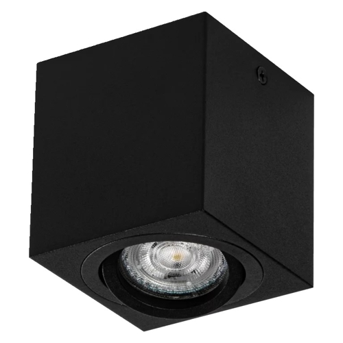 LED SPOT SURFACE Square GU10 Black