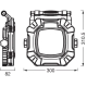 LED WORKLIGHT VAL HP 60W 865 2XSOK LEDV