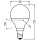 LEDSCLP40 4,9W/927 230VFR E14 FS1  OSRAM
