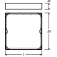 LEDVANCE acc. frame.for.surface.mounting for.downl. SLIM.SQ 210; white
