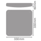 LEDVANCE accessory for ceiling. cover. SURFACE.SQ 330
