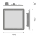LEDVANCE CANOPY COMP V 60W 857 IP66 DIM LEDV